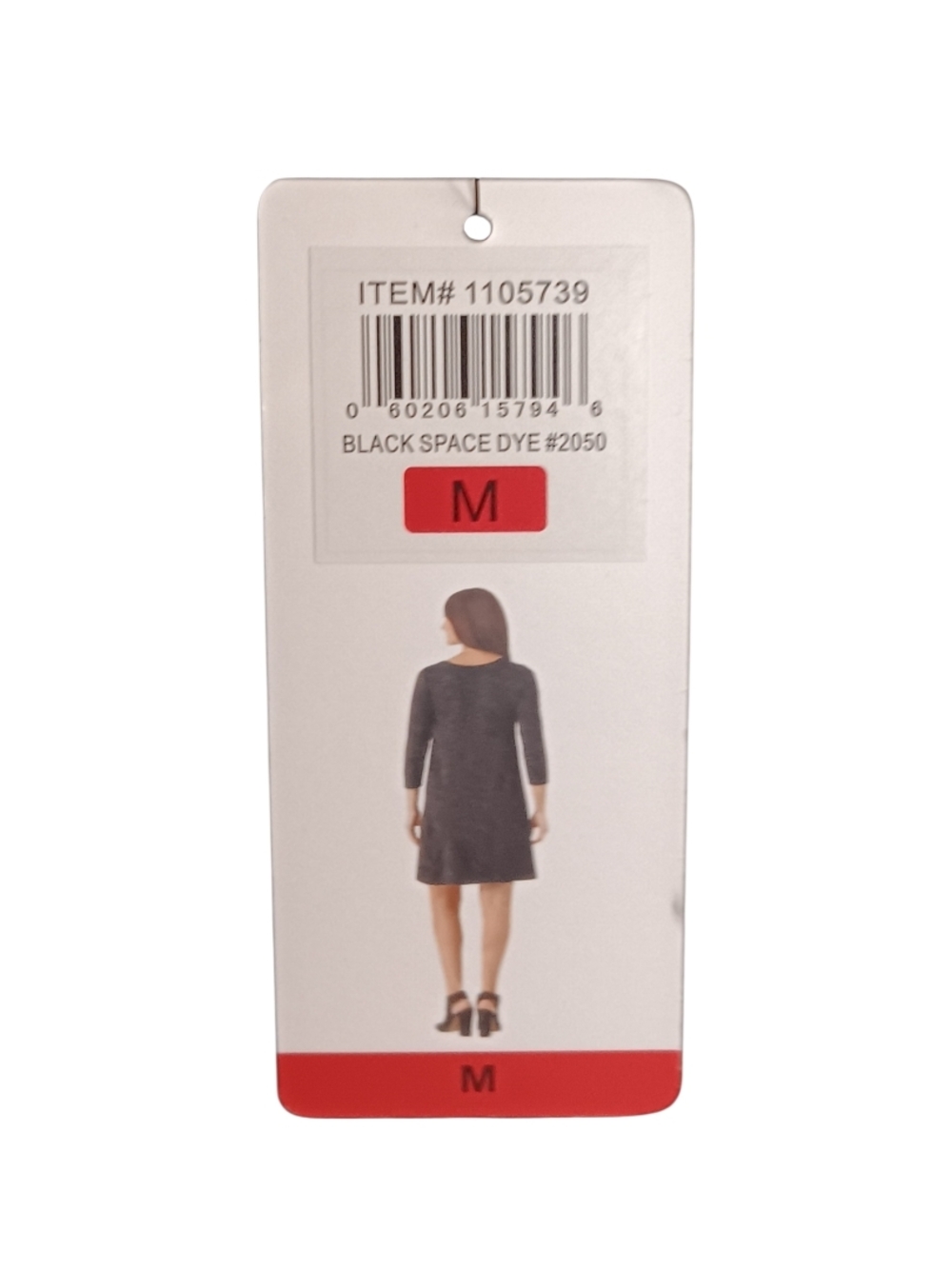 Hilary Radley Black Heather Midi A-Line Dress - Picture 5 of 6
